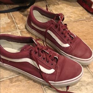 Red/Maroon Vans